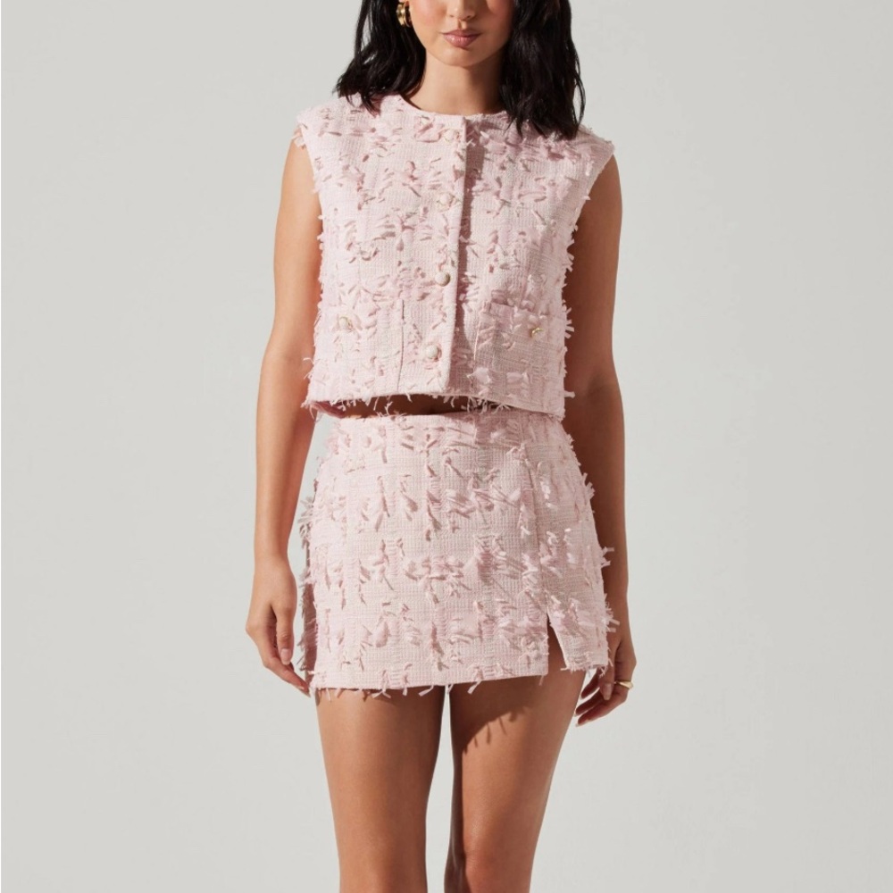 New Astr Darcie pink top